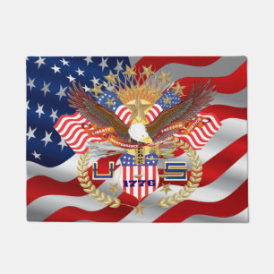Patriotic Election View About Design Doormat