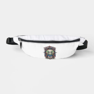 Patriotic End Of Days Eagle Skull Zombie Apocalyps Bum Bags