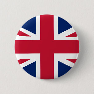 Patriotic English Flag 6 Cm Round Badge