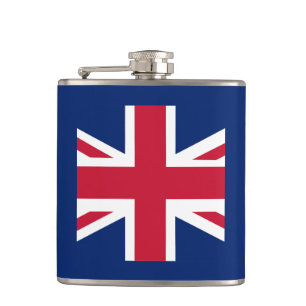 Patriotic English Flag Hip Flask