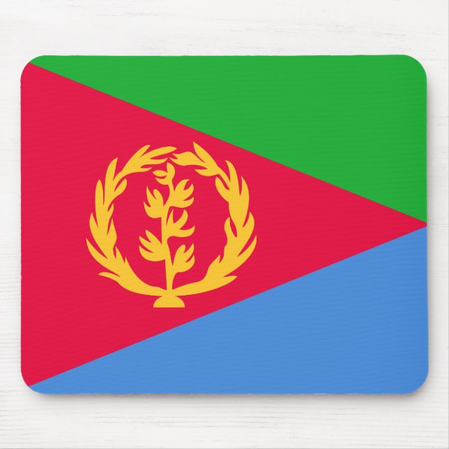 Patriotic Eritrea Flag Mouse Mat (Front)