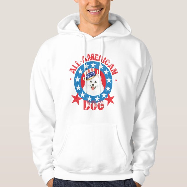 Patriotic Eskie Hoodie (Front)