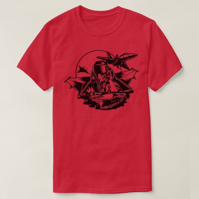 Patriotic F22 Raptor fighter jet American  T-Shirt (Design Front)
