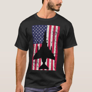 Patriotic F4 Phantom American flag t T-Shirt