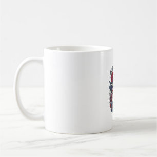 Patriotic Fall Harvest Vector Graphic Tee Coffee Mug