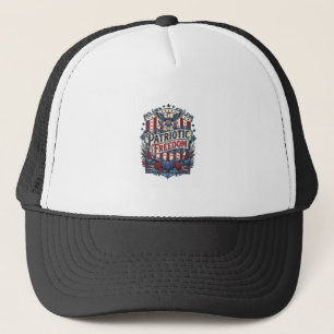 Patriotic Fall Harvest Vector Graphic Tee Trucker Hat