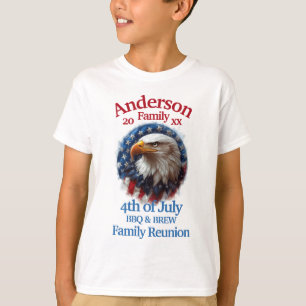 Patriotic Family Reunion – 4th of July BBQ & Brew T-Shirt