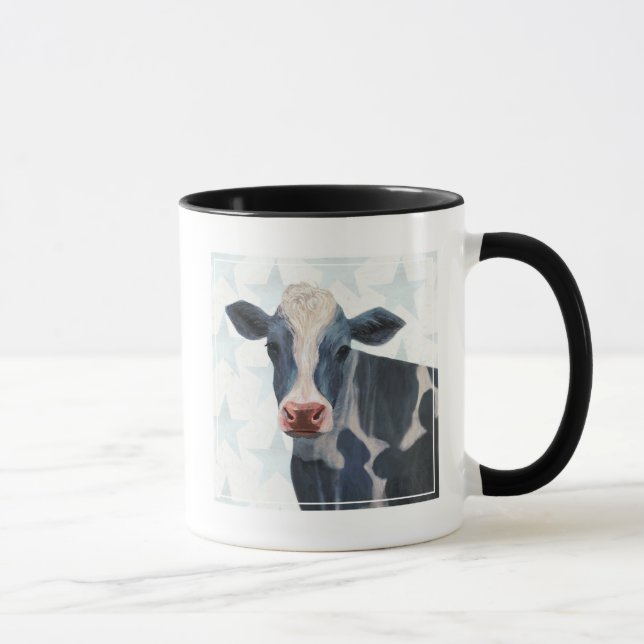 Patriotic Farm - Cow Mug (Right)