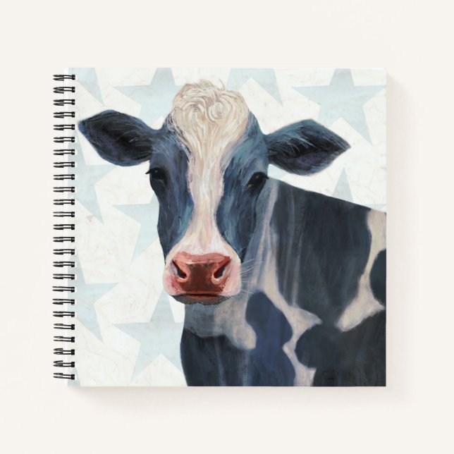 Patriotic Farm - Cow Notebook (Front)