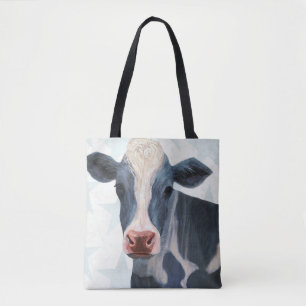 Patriotic Farm - Cow Tote Bag