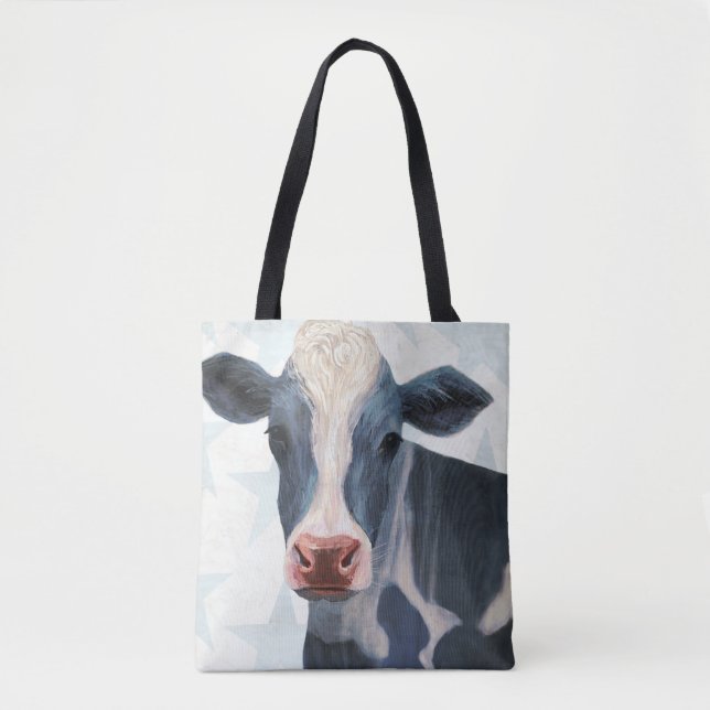 Patriotic Farm - Cow Tote Bag (Front)
