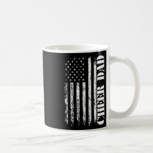 Patriotic Father's Day Cheer Dad Cheerleader Cheer Coffee Mug
