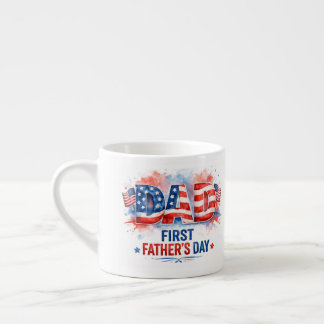 Patriotic Father's Day Espresso Cup