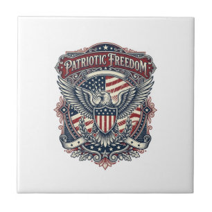 Patriotic Fathers Day Vector Graphic Tee Tile