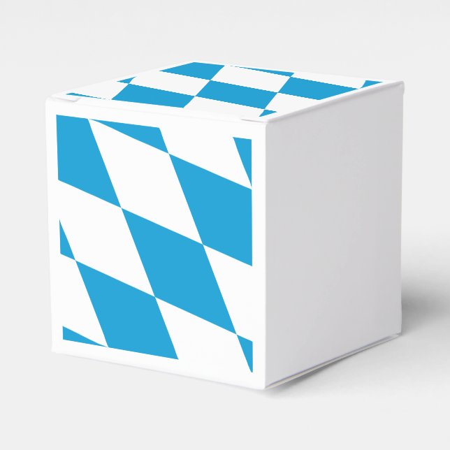 Patriotic favour box with Flag of Bavaria (Front Side)