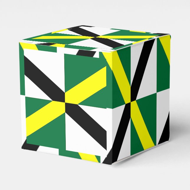 Patriotic favour box with Flag of Monterey (Front Side)