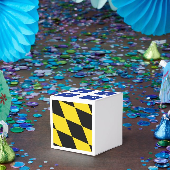 Patriotic favour box with Flag of Munich (Party)