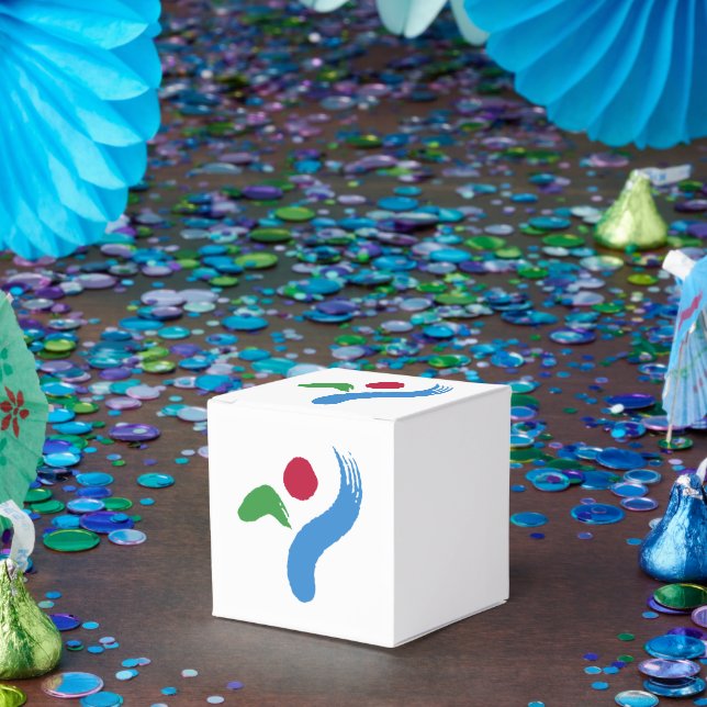 Patriotic favour box with Flag of Seoul (Party)