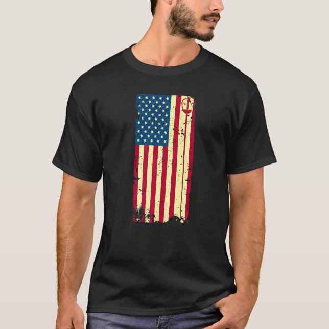Patriotic Fencing T-Shirt (Front)
