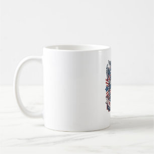 Patriotic Film Camera Lover Vector Graphic Tee Coffee Mug