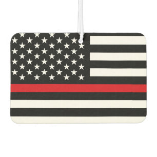 Patriotic Firefighter Style American Flag Car Air Freshener
