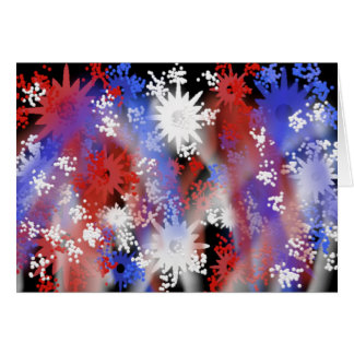 Patriotic Fireworks Cards