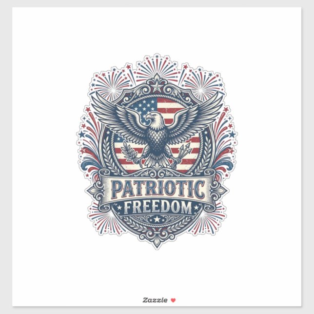 Patriotic Fireworks Festival Vector Graphic Tee_1 (Sheet)