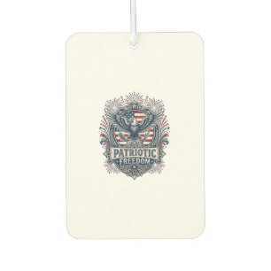 Patriotic Fireworks Festival Vector Graphic Tee_1 Car Air Freshener
