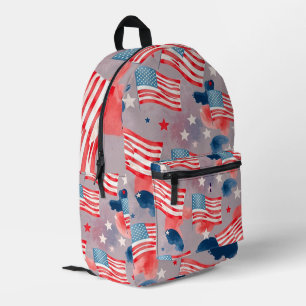 Patriotic Flag 1 Print Cut Sew Bag