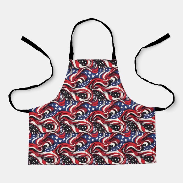 Patriotic Flag Apron (Front)