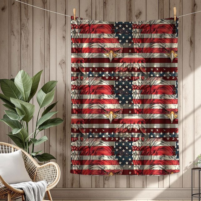Patriotic Flag Blanket Eagle Pride for the Fourth (Patriotic Flag Blanket Eagle Pride for the Fourth)