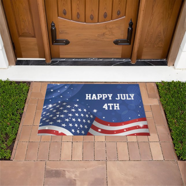 Patriotic Flag Doormat (Outdoor)