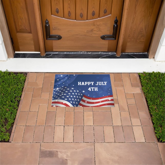 Patriotic Flag Doormat (Outdoor)