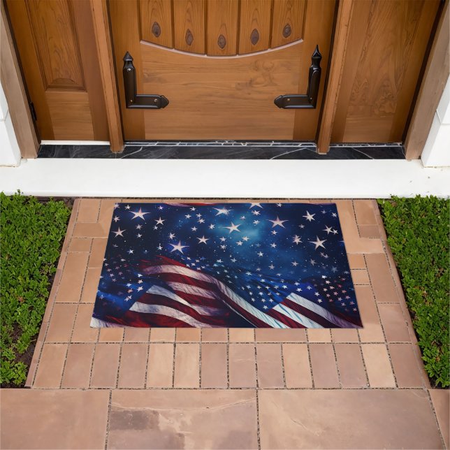 Patriotic Flag Doormat (Outdoor)