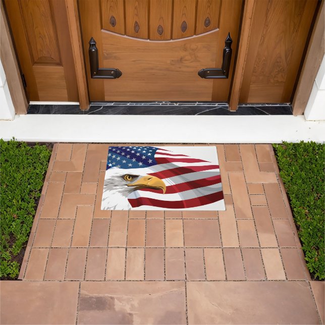 Patriotic Flag Doormat (Outdoor)