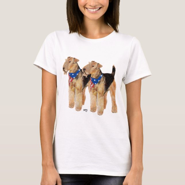 Patriotic Flag Duo T-Shirt (Front)