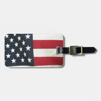 Patriotic Flag Luggage Tag