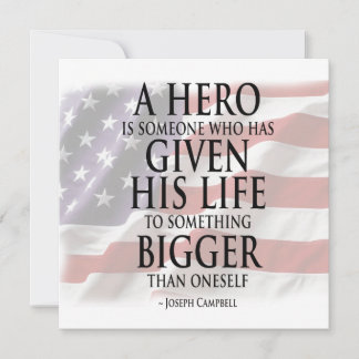 Patriotic Flag Military Care Packages Ideas Card