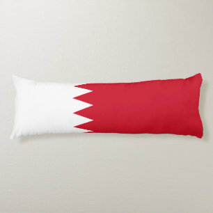 Patriotic Flag of Bahrain Body Cushion