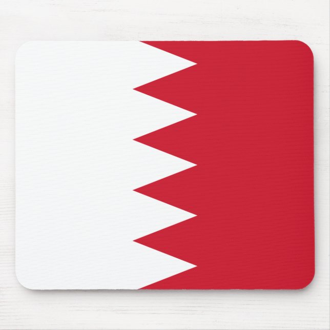 Patriotic Flag of Bahrain Mouse Mat (Front)