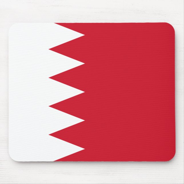 Patriotic Flag of Bahrain Mouse Mat (Front)