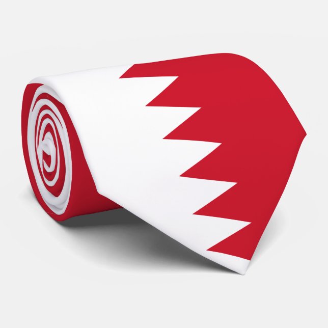 Patriotic Flag of Bahrain Neck Tie (Rolled)