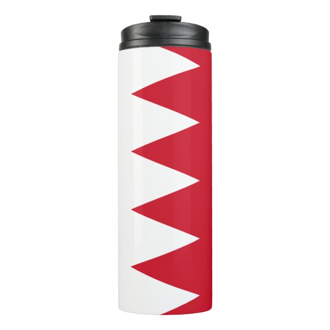 Patriotic Flag of Bahrain Thermal Tumbler (Front)