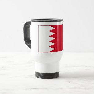 Patriotic Flag of Bahrain Travel Mug