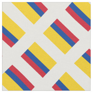 Patriotic: Flag of Colombia Print Fabric