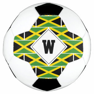 Patriotic FLAG OF JAMAICA Monogram Football