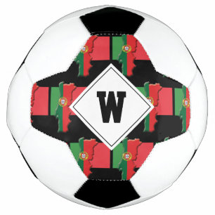 Patriotic FLAG OF PORTUGAL Monogram Football