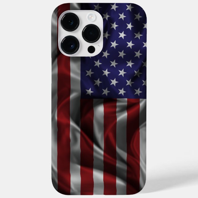 Patriotic Flag Of The United States Of America Case-Mate iPhone Case (Back)