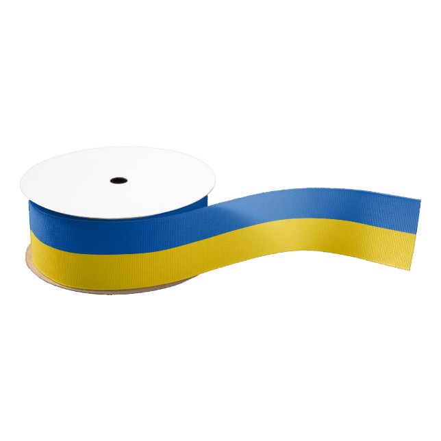 Patriotic Flag Of Ukraine Grosgrain Ribbon (Spool)