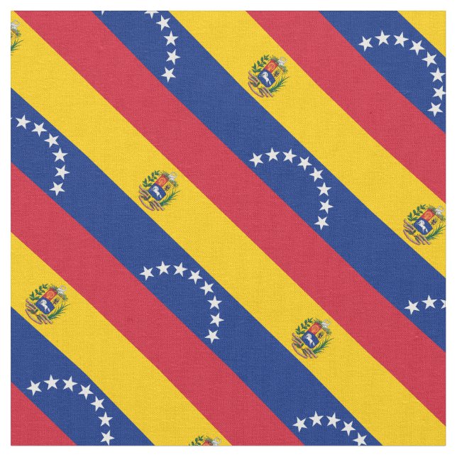 Patriotic: Flag of Venezuela Fabric (Close Up)